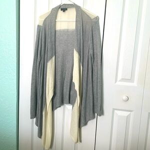 The Limited Grey and Cream cardigan. Size L